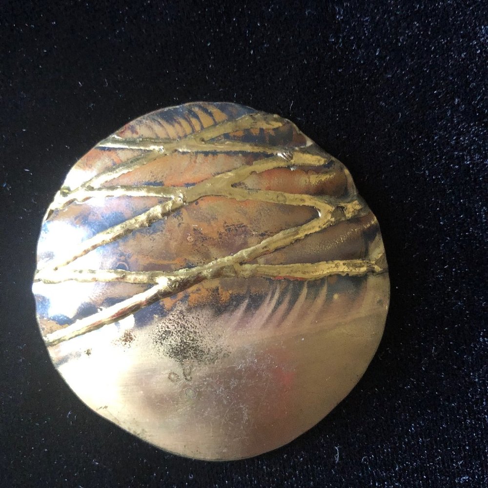 Unique handmade brooch